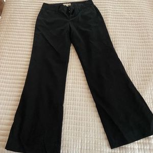 Black bootcut dress pants